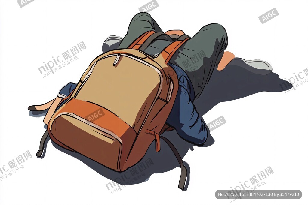 背書包插圖