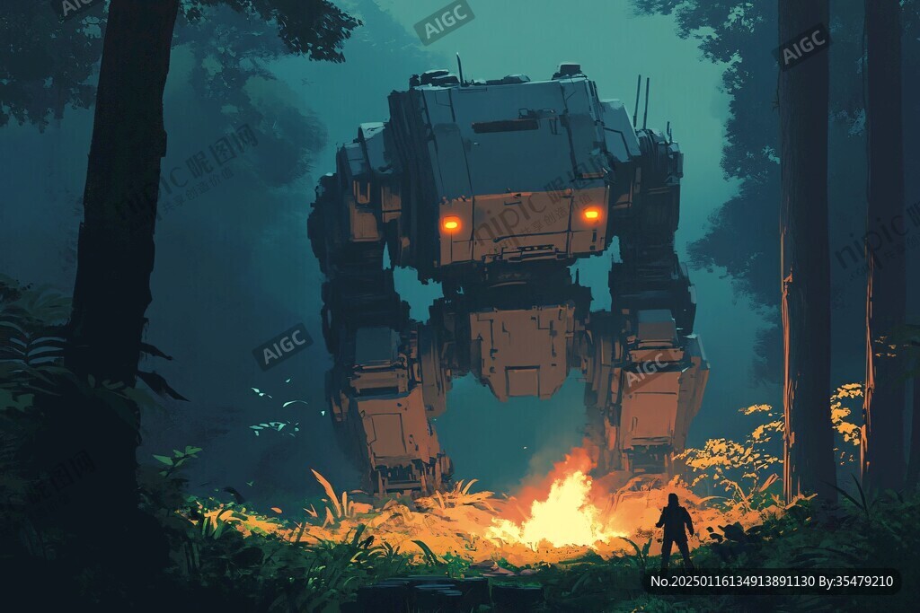 科幻題材插畫