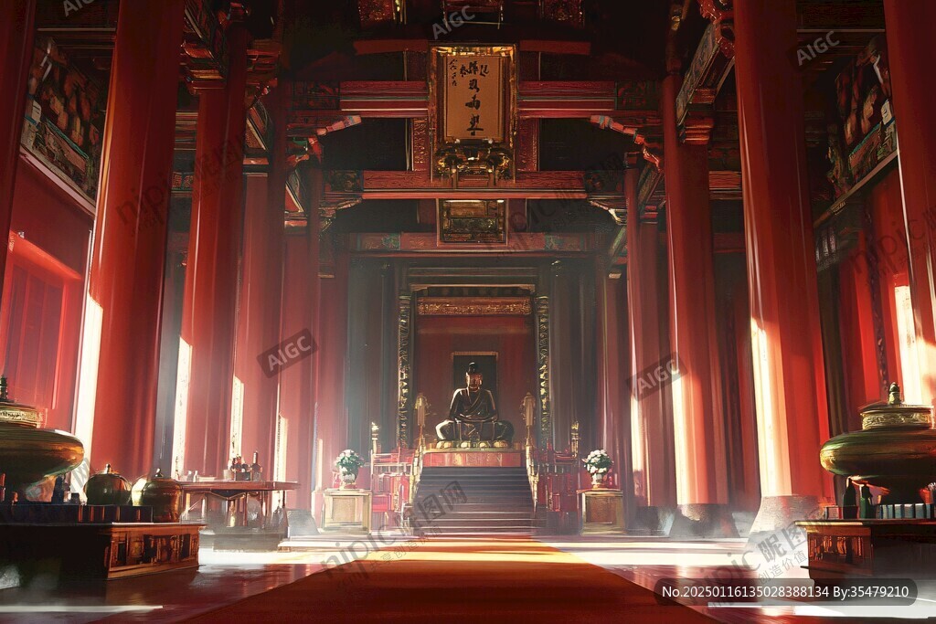 古代朝堂場(chǎng)景