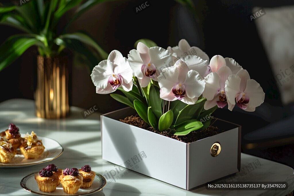 蝴蝶蘭花箱