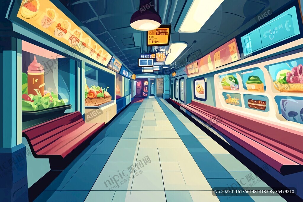 地鐵小吃店