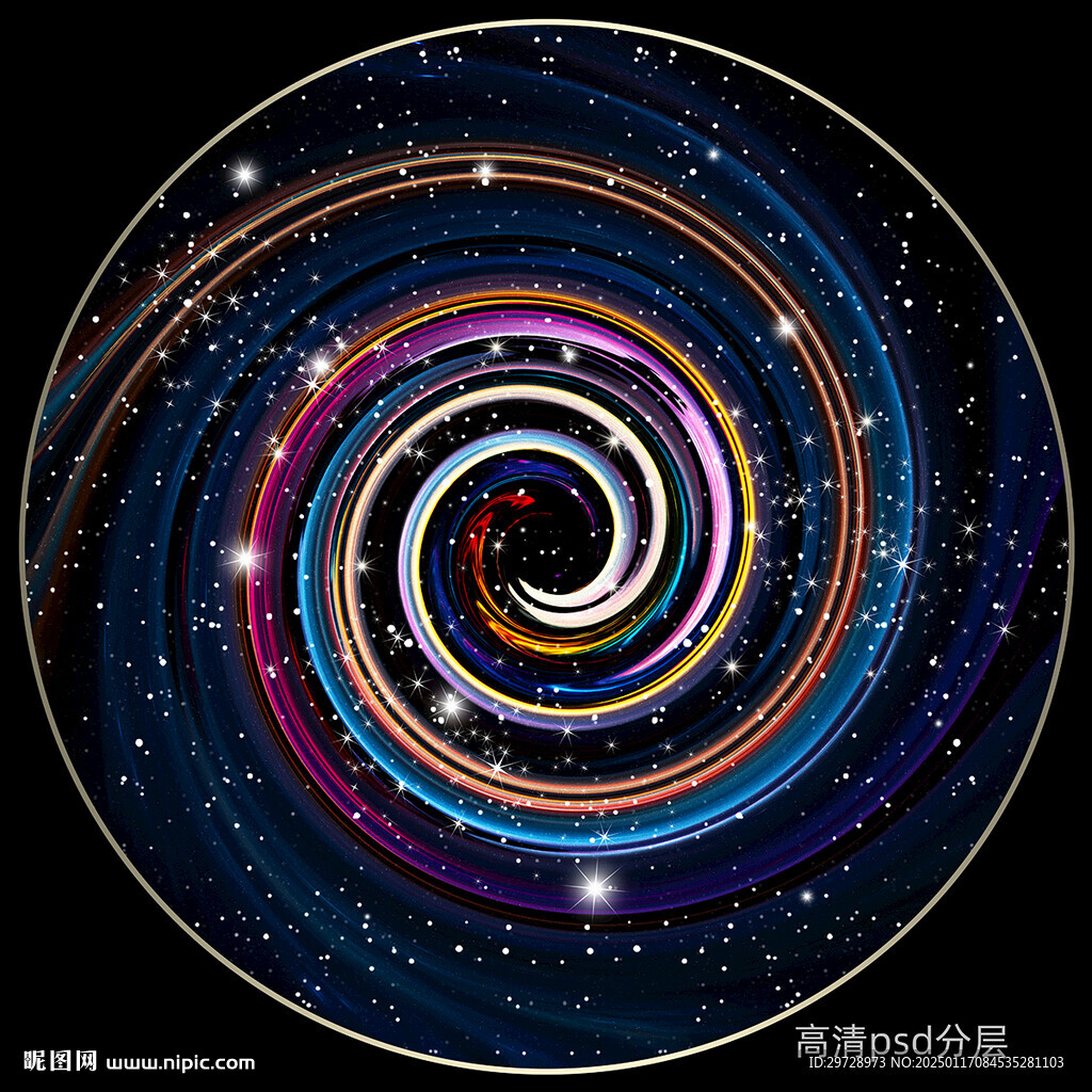 圓形漩渦星空頂