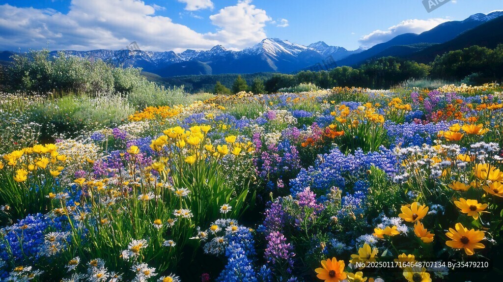 唯美花海風景
