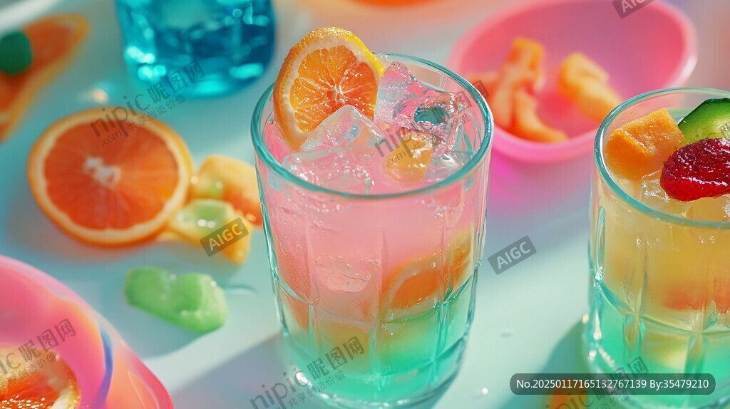 華麗彩虹冒險雞尾酒