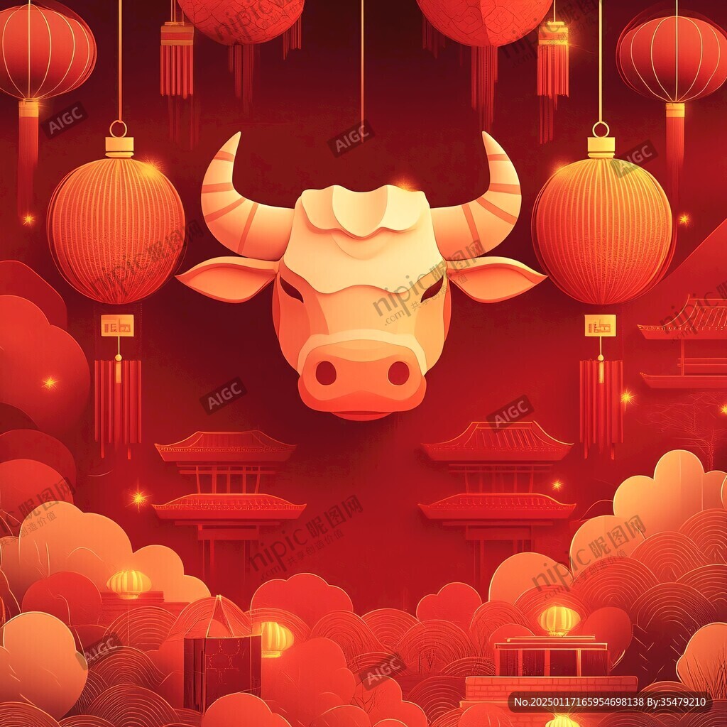 春節過年牛年