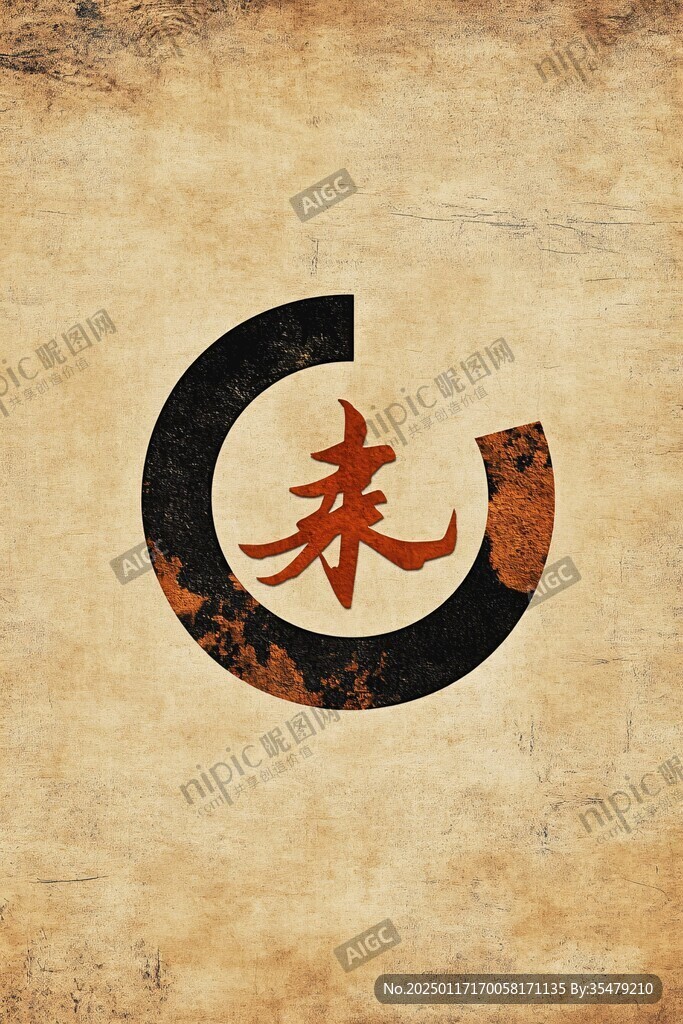 趙字背景底紋