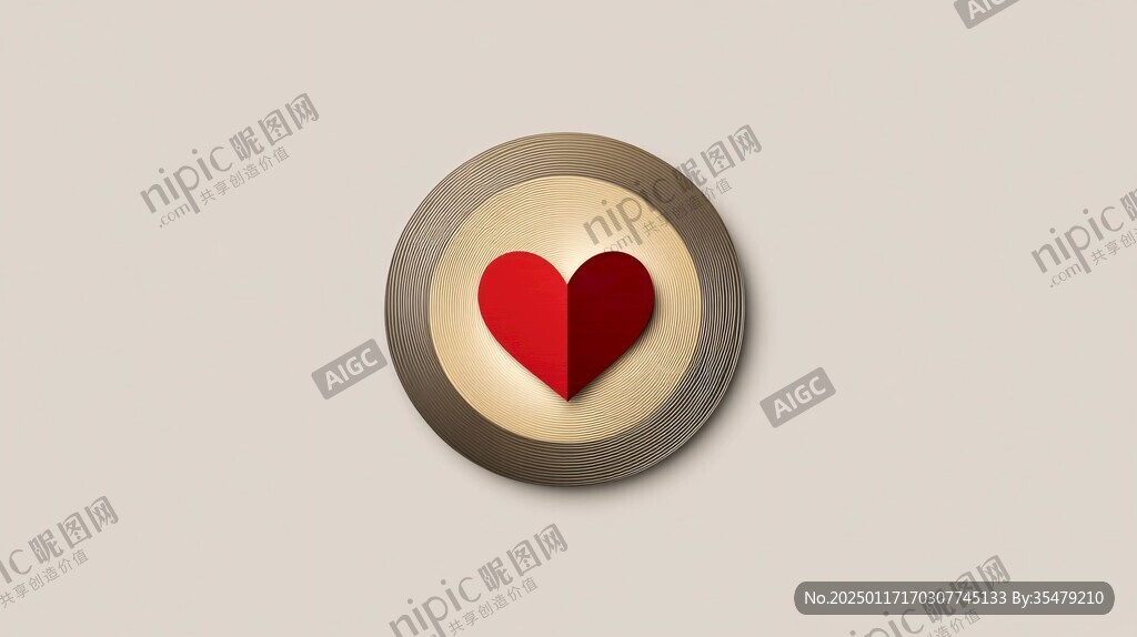 d愛心創(chuàng)意圖標