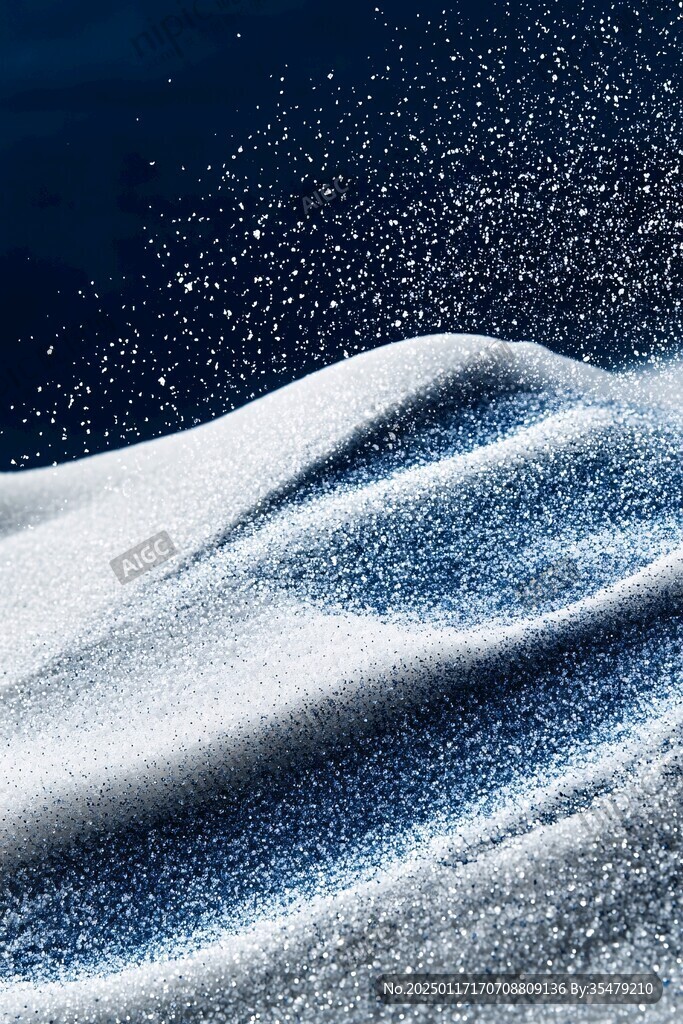 雪地雪包光影