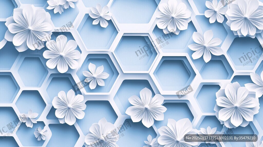3d花朵背景墻