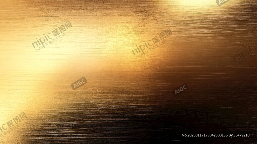 高清金屬金色背景紋理