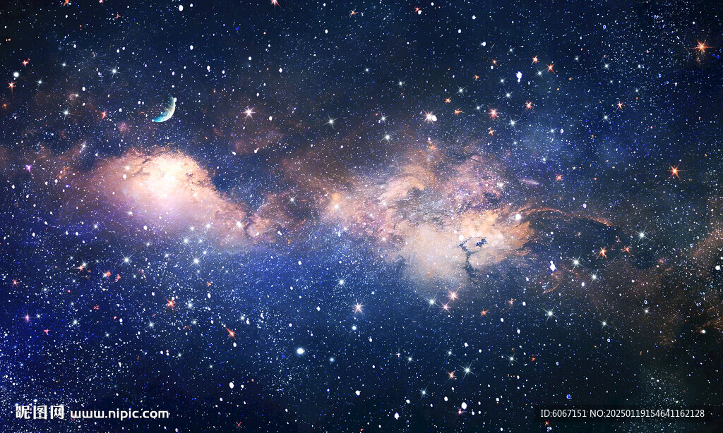黑色宇宙星空背景圖片素材