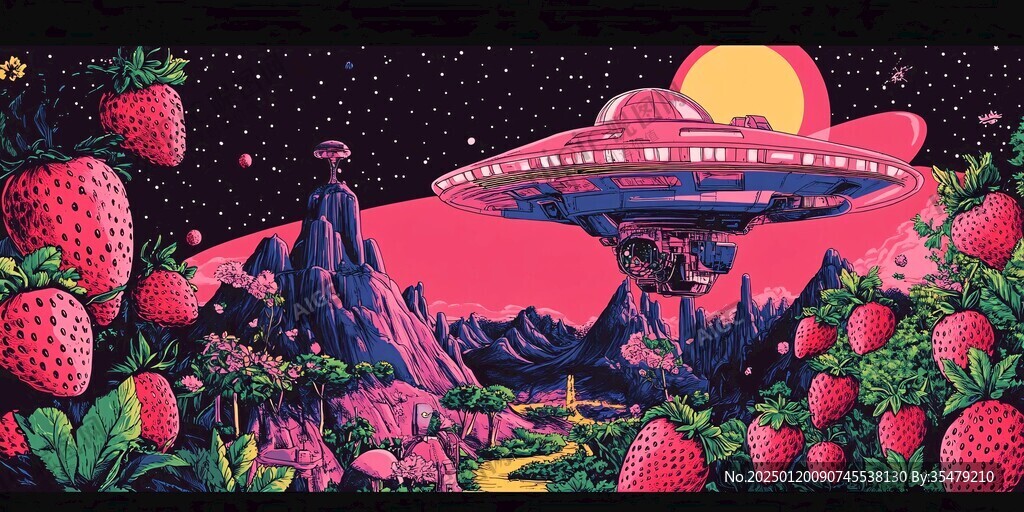 科幻插畫風(fēng)
