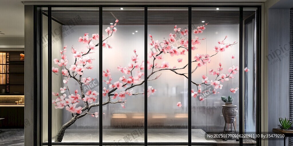 新中式桃花