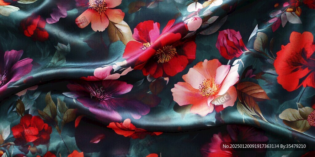 服裝數(shù)碼印花花卉素材