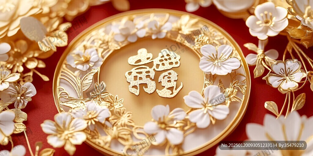 金色剪紙風(fēng)