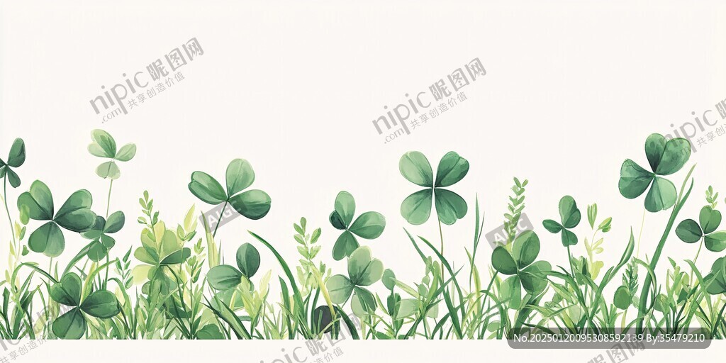 四葉草插畫