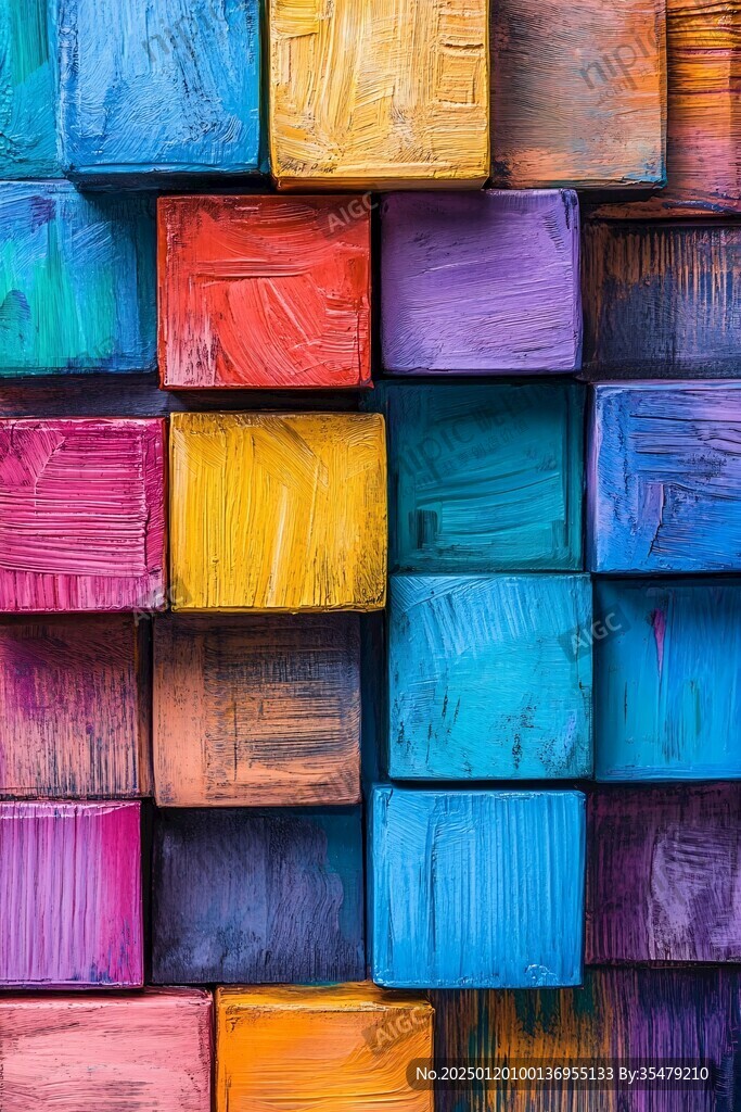 多彩木头墙面装饰 多彩木头墙面装饰