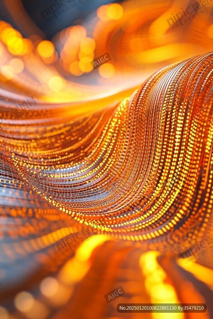 金色無限科技背景