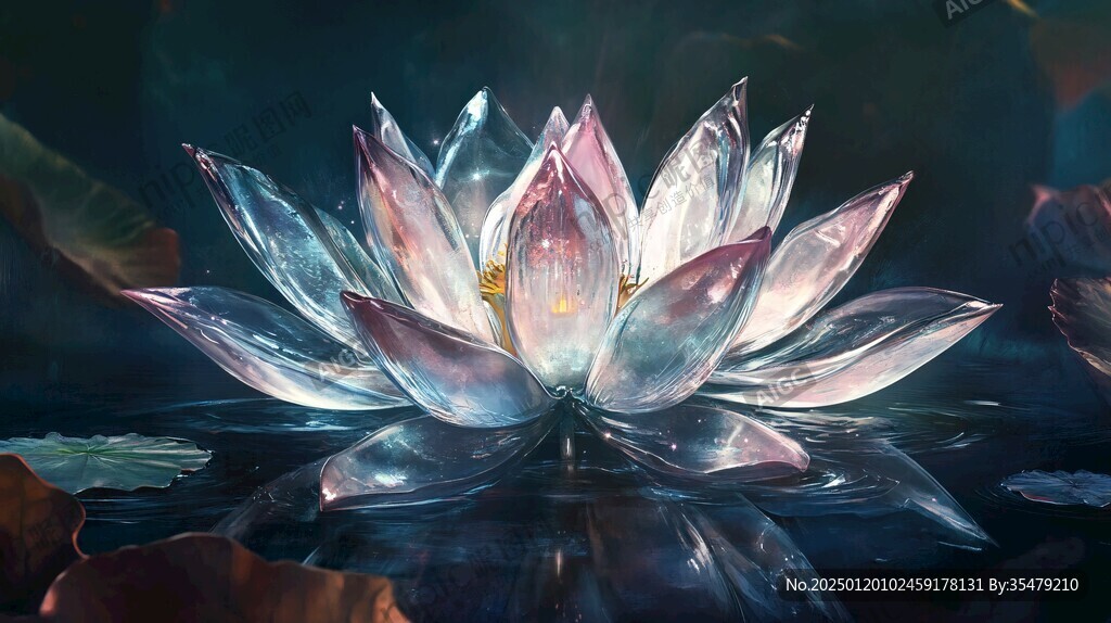 水晶荷花
