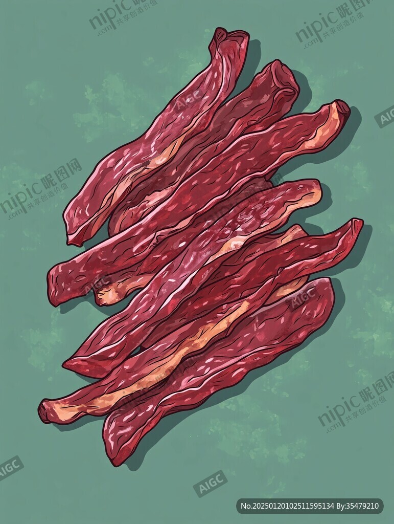 香腸插畫繪臘腸