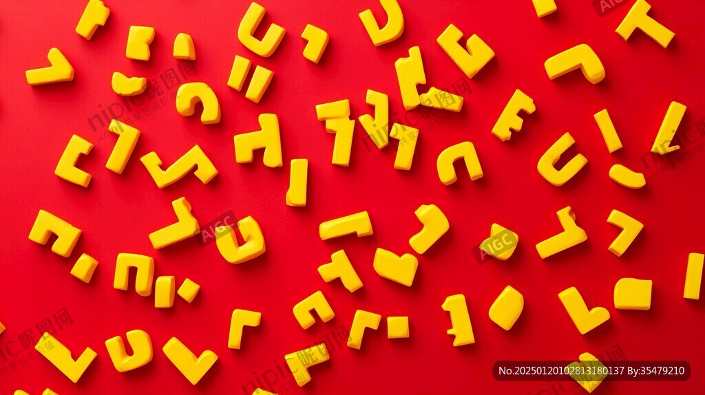 字母背景素材