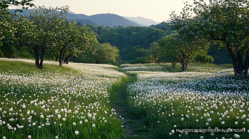 菜地韭菜花