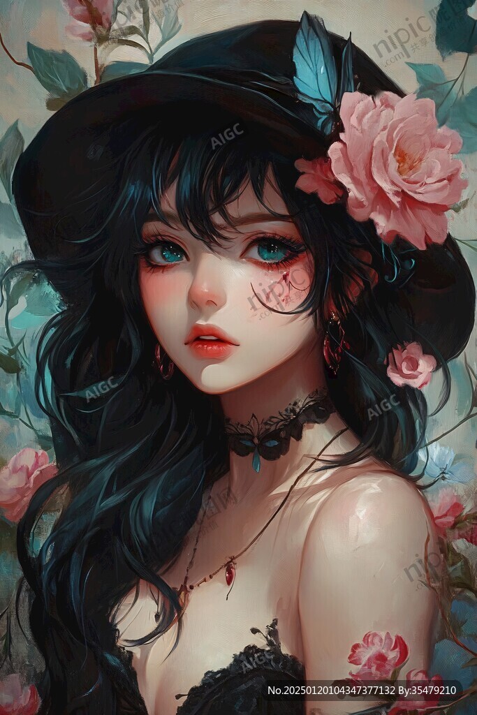 厚涂少女