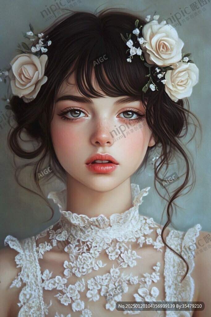 厚涂少女