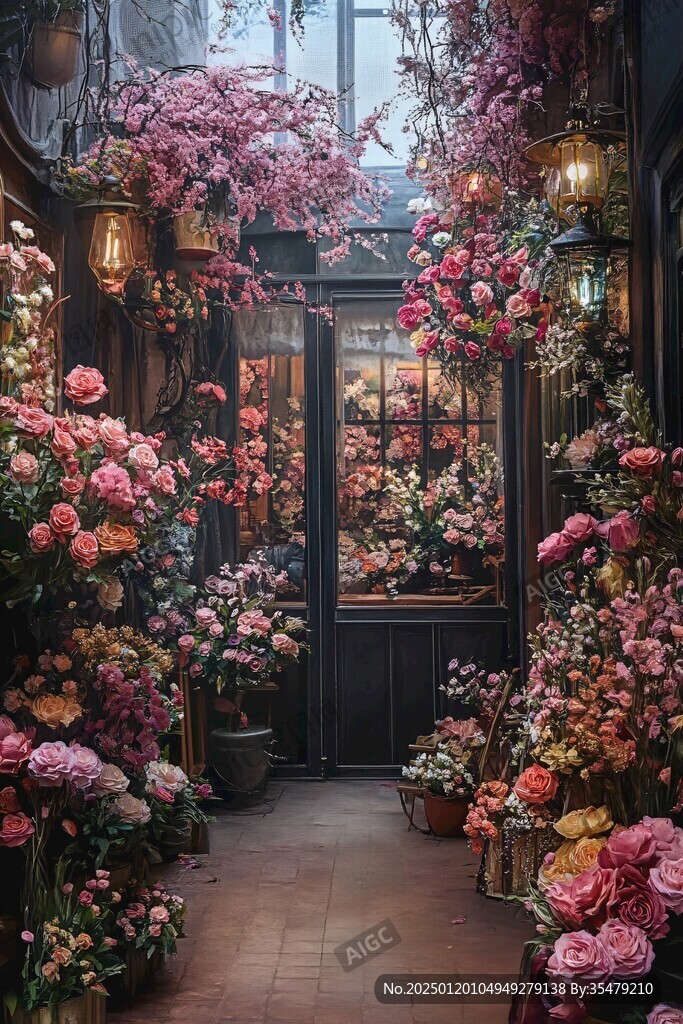 花店櫥窗高清大圖