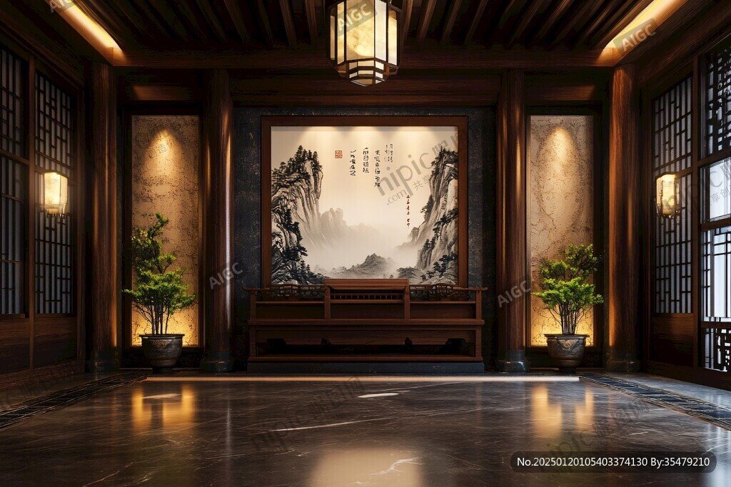 新中式廳外