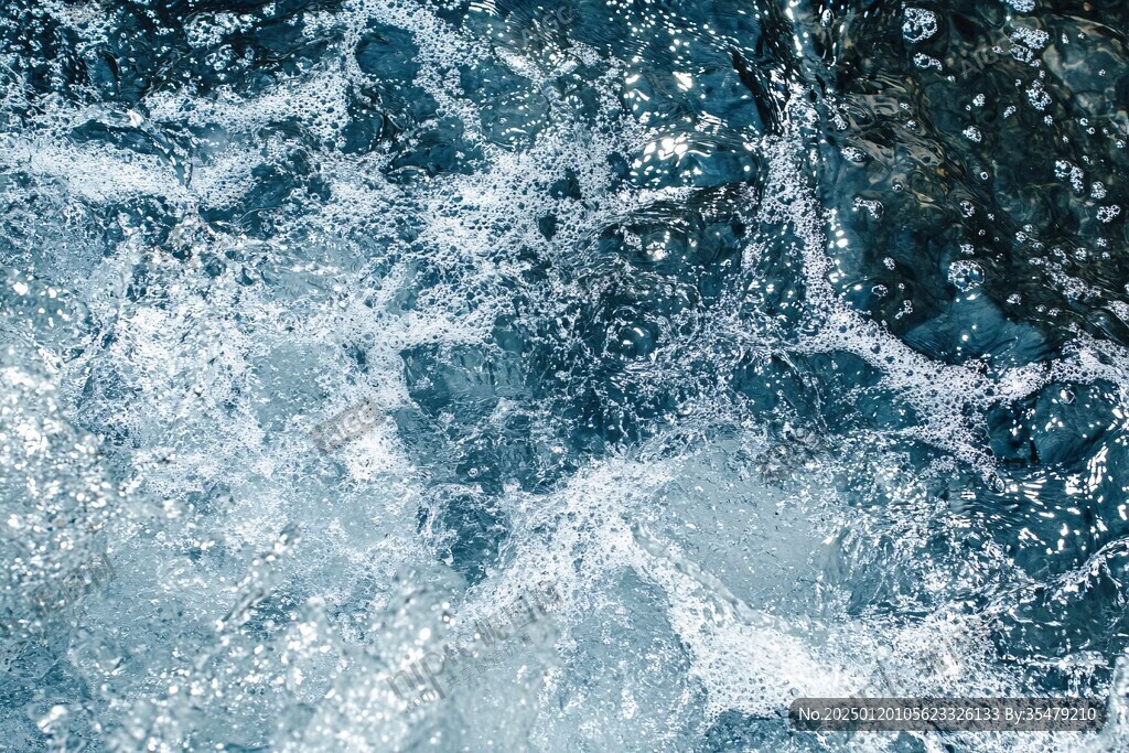 浪花水紋