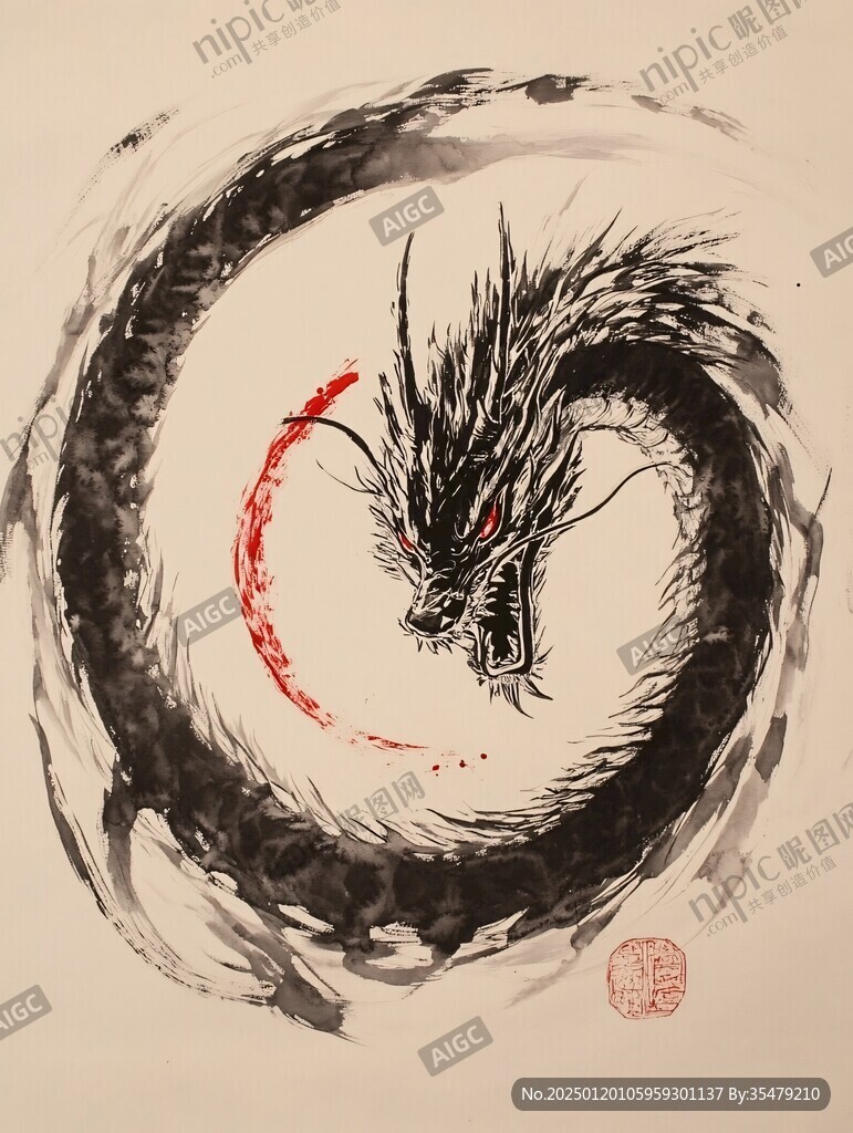 墨龍圖