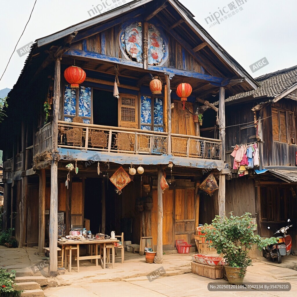 蒙姑古鎮民居