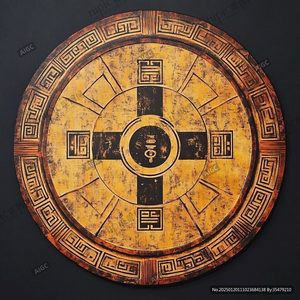 銅材風(fēng)水羅盤(pán)