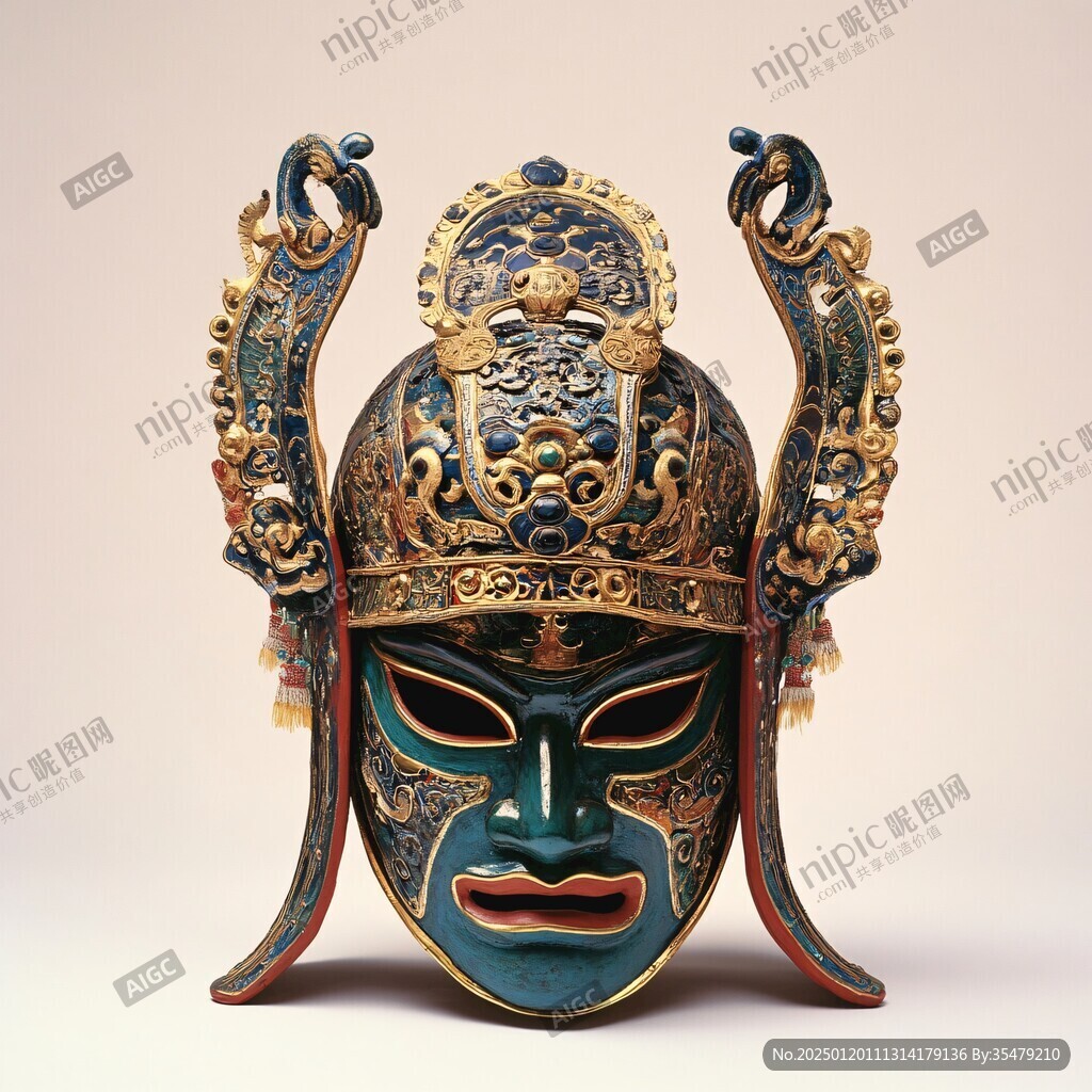 吉祥天母銅面具
