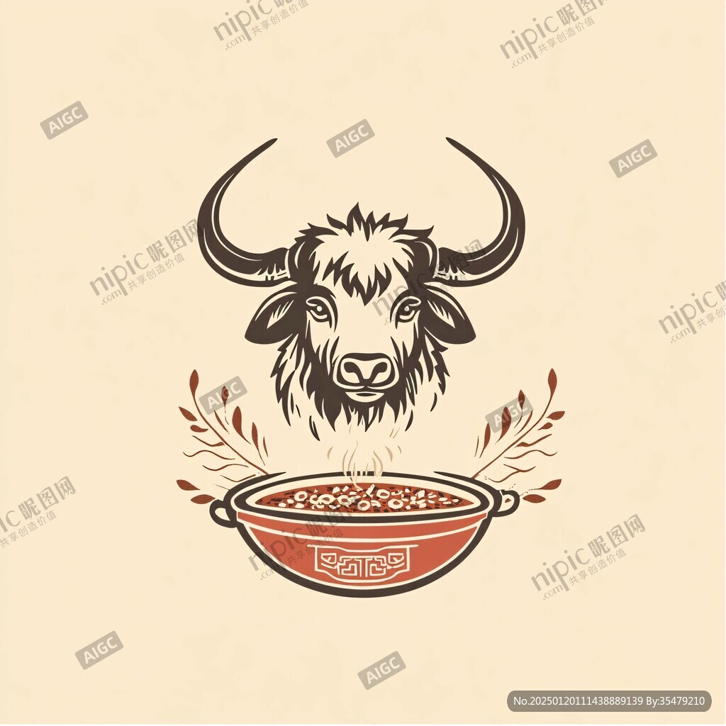 牛產(chǎn)品標(biāo)識(shí)牛肉面標(biāo)志