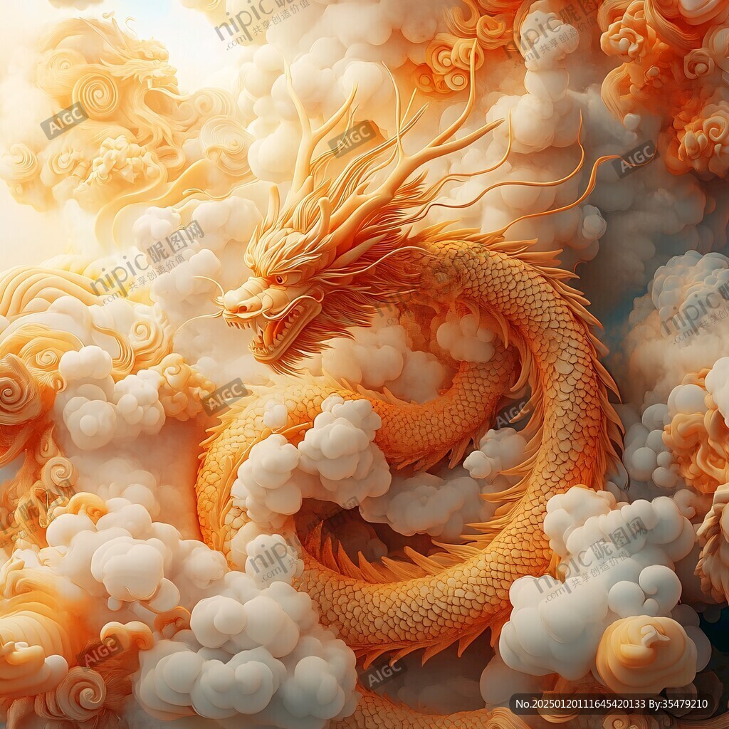 龍立體圖案
