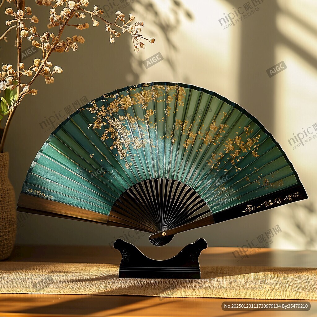折扇新中式花鳥(niǎo)