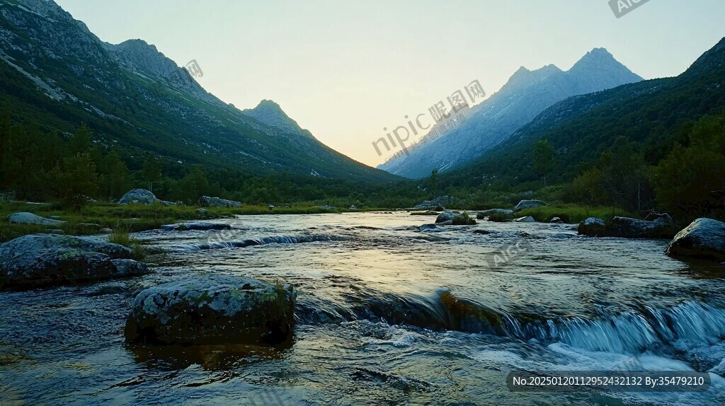 意境山河美景