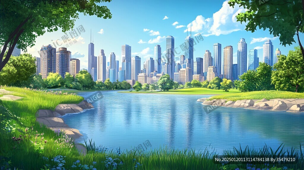 城市山水下載