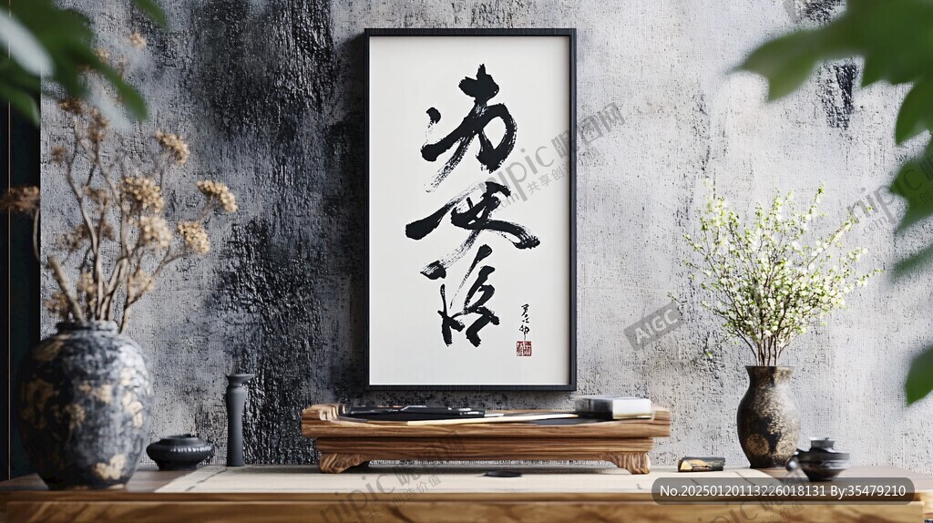 忍字掛畫