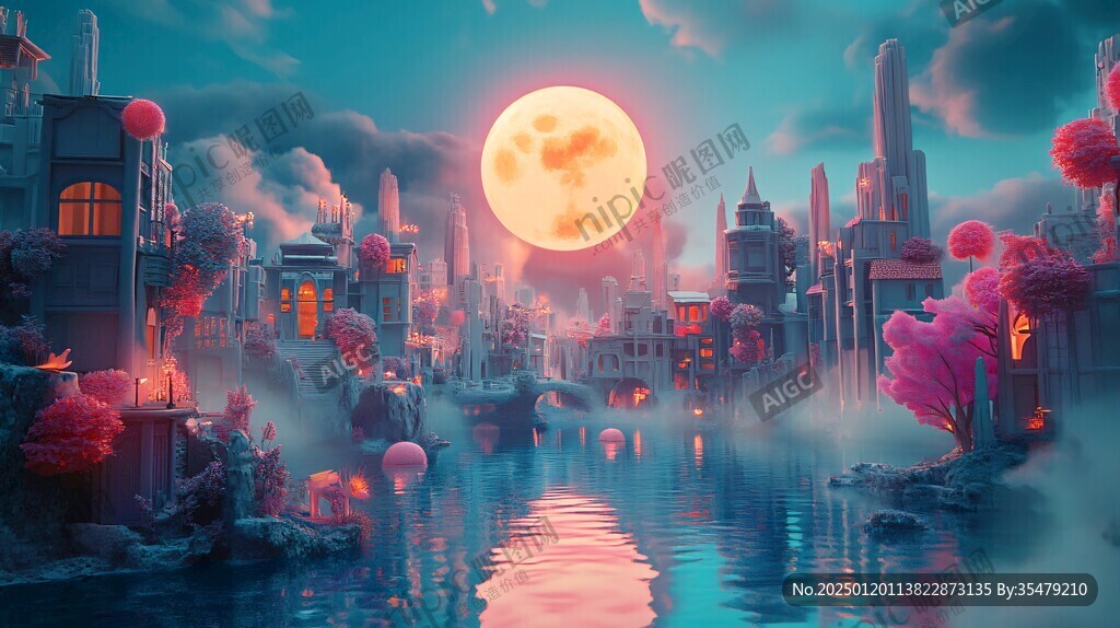 夢(mèng)幻中秋節(jié)場景