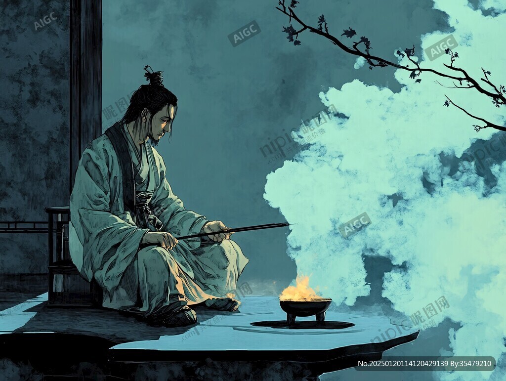 臥薪嘗膽插畫(huà)