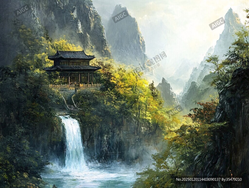 高清古風(fēng)山水