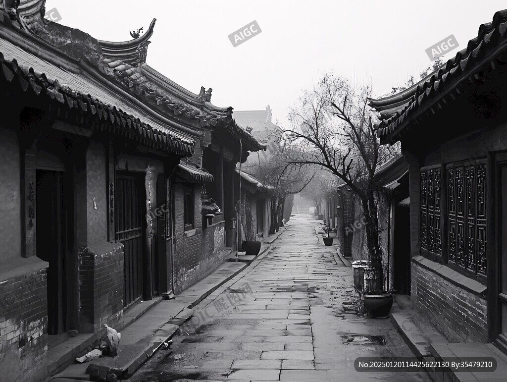 黑白古街