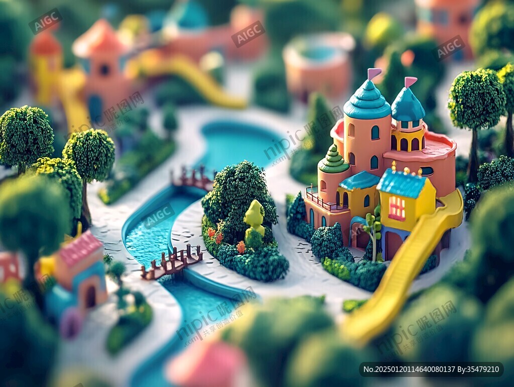 3d立體插畫風格