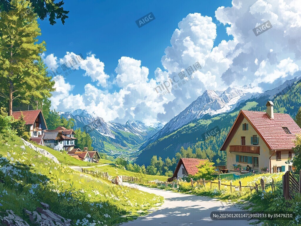 寬屏風景畫
