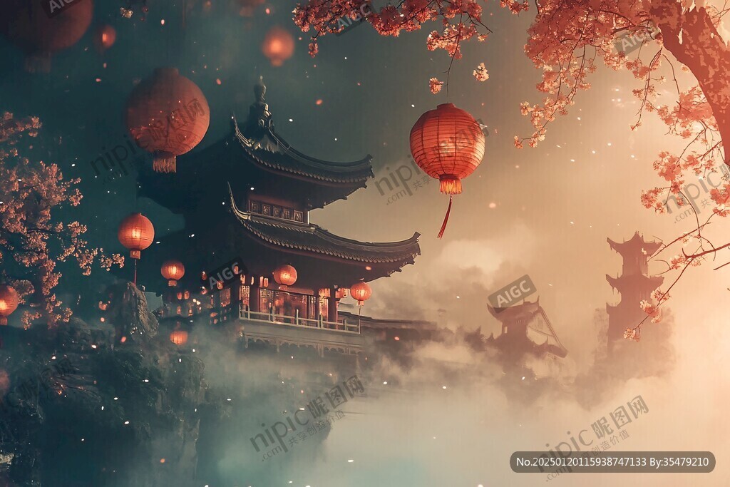 古風(fēng)夜景