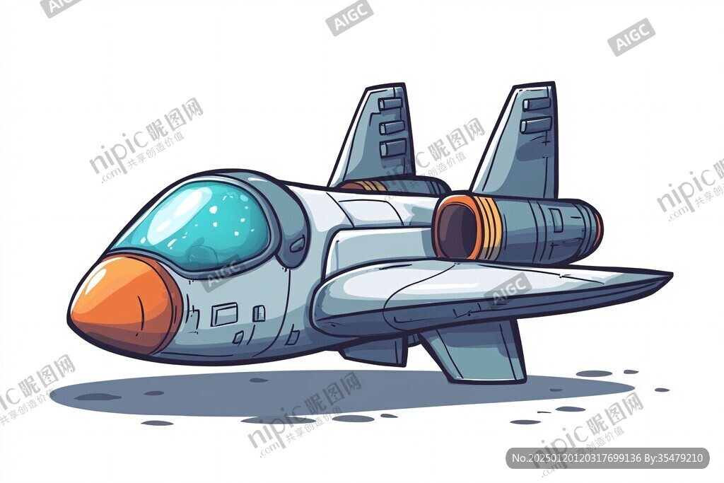 卡通宇宙飛船