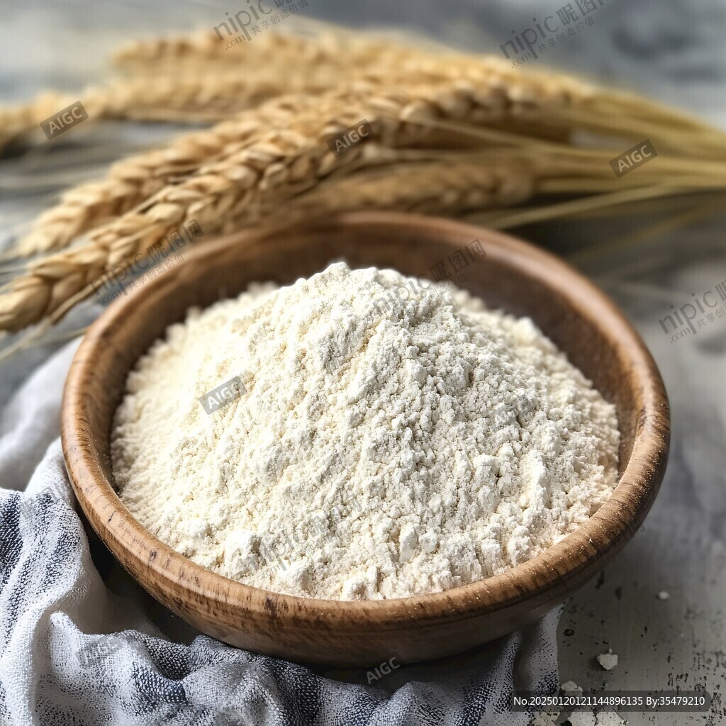小麥面粉散白面